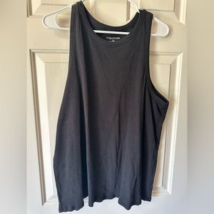 Maurices black ribbed tank